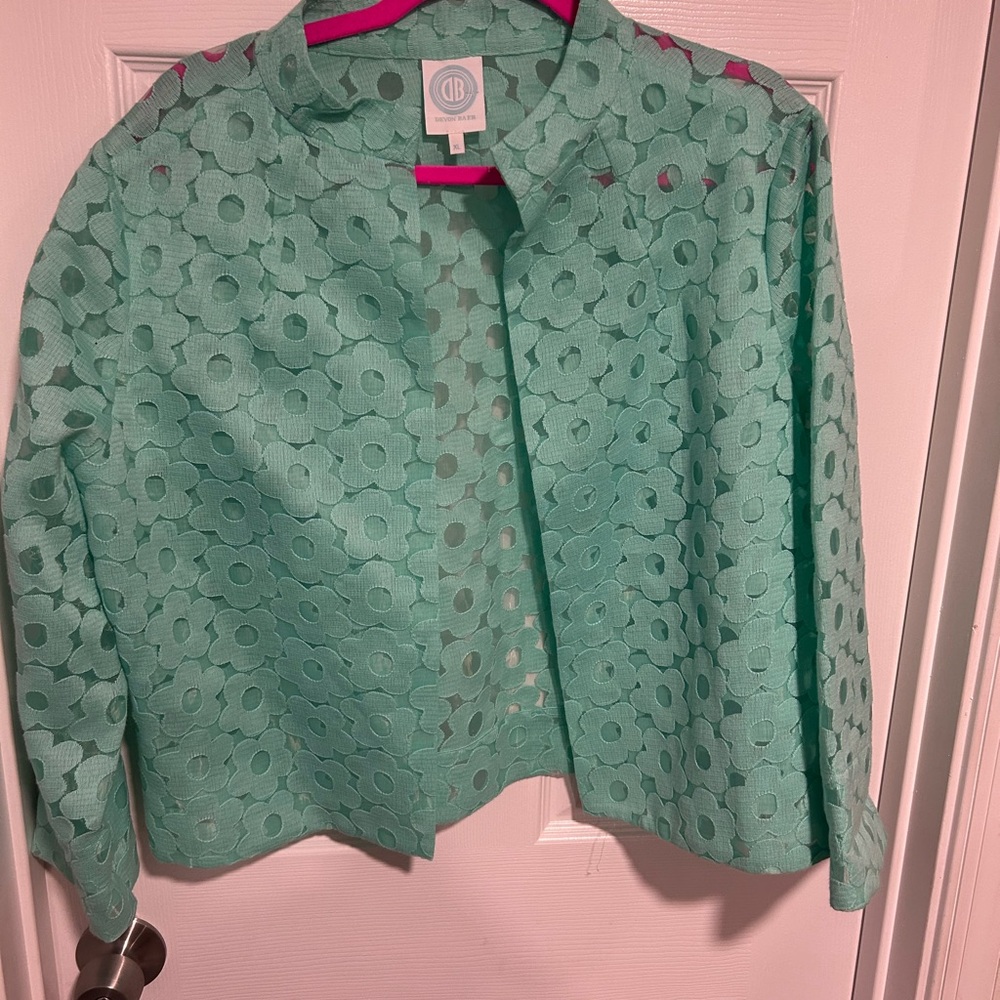 Green Floral Jacket
